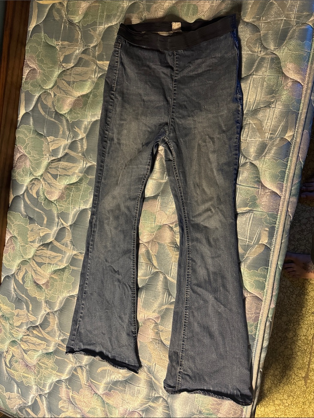 No Boundaries Dark Blue Flare Jeans